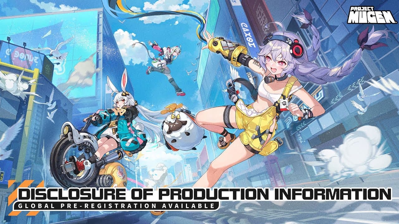 Frame from Project Mugen, Disclosure of Production Information, published 28 November 2024 on the operator's YouTube channel, the upload that disclosed the rename to ANANTA